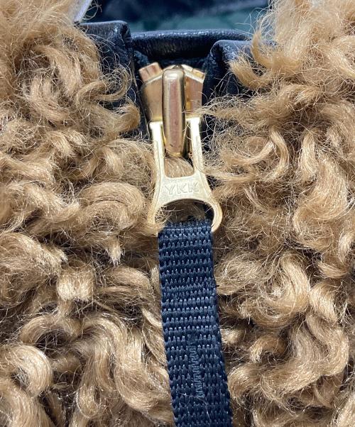 KOLOR（カラー）KOLOR (カラー) レザートリム ジャケット ブラウン サイズ:1の古着・服飾アイテム