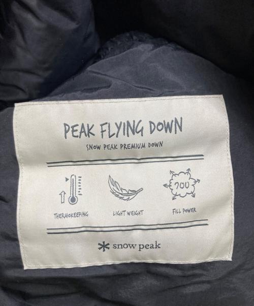 Snow peak（スノーピーク）Snow peak (スノーピーク) ダウンジャケット ブラック サイズ:Lの古着・服飾アイテム