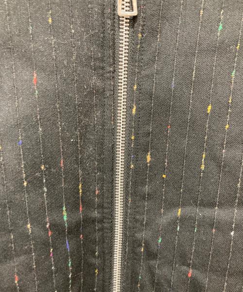 PS Paul Smith（ＰＳポールスミス）PS Paul Smith (ＰＳポールスミス) ストライプブルゾン ブラック サイズ:Mの古着・服飾アイテム