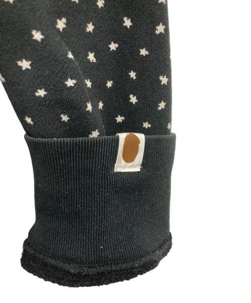 A BATHING APE（ア ベイシング エイプ）A BATHING APE (ア ベイシング エイプ) スター柄ジップパーカー ブラック サイズ:Mの古着・服飾アイテム