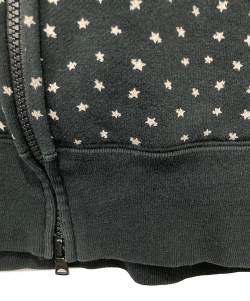 A BATHING APE（ア ベイシング エイプ）A BATHING APE (ア ベイシング エイプ) スター柄ジップパーカー ブラック サイズ:Mの古着・服飾アイテム