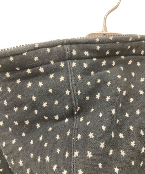 A BATHING APE（ア ベイシング エイプ）A BATHING APE (ア ベイシング エイプ) スター柄ジップパーカー ブラック サイズ:Mの古着・服飾アイテム