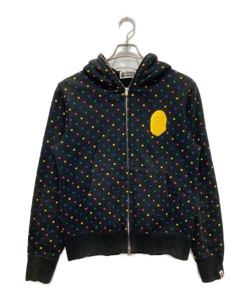 A BATHING APE（ア ベイシング エイプ）A BATHING APE (ア ベイシング エイプ) マルチドットジップパーカー サイズ:Mの古着・服飾アイテム