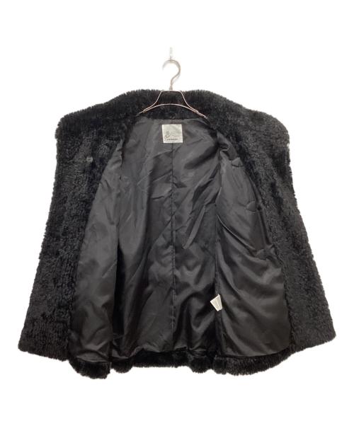 Denham（デンハム）Denham (デンハム) FLUFFY FUR COAT / ファージャケット ブラック サイズ:FREEの古着・服飾アイテム