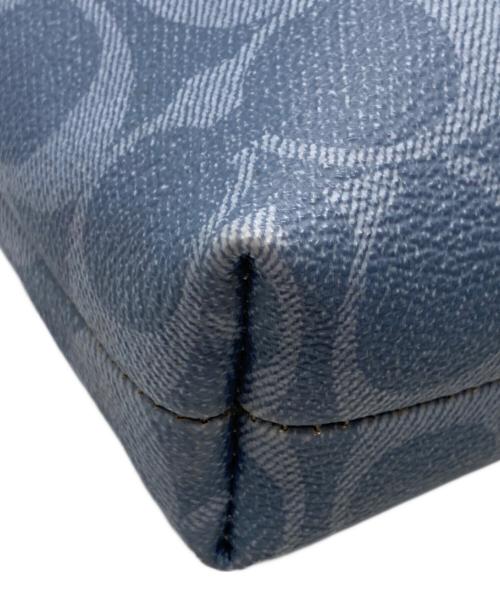 COACH（コーチ）COACH (コーチ) ショルダーバッグ ブルー×ネイビーの古着・服飾アイテム