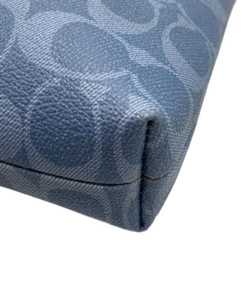 COACH（コーチ）COACH (コーチ) ショルダーバッグ ブルー×ネイビーの古着・服飾アイテム