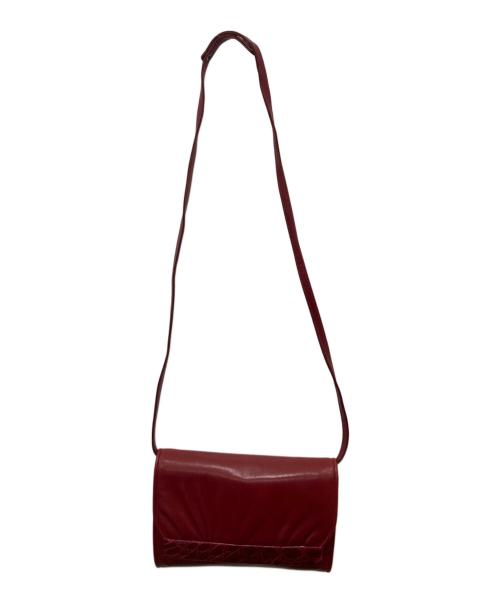 GUCCI（グッチ）GUCCI (グッチ) ショルダーバッグ / レザーショルダーバッグ レッドの古着・服飾アイテム