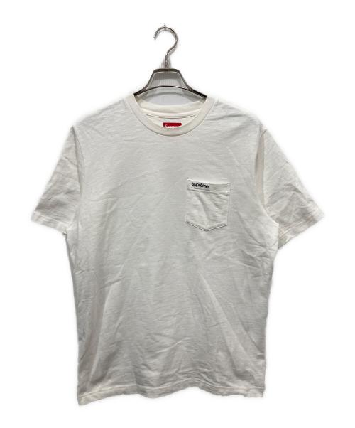 SUPREME（シュプリーム）SUPREME (シュプリーム) S/S Pocket Tee / S/S ポケット Tシャツ ホワイト サイズ:Mの古着・服飾アイテム