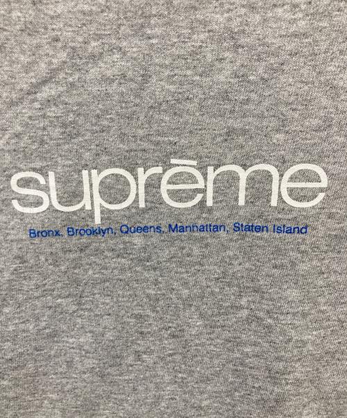 SUPREME（シュプリーム）SUPREME (シュプリーム) Five Boroughs Tee / ファイブ ボロー Tシャツ グレー サイズ:Mの古着・服飾アイテム