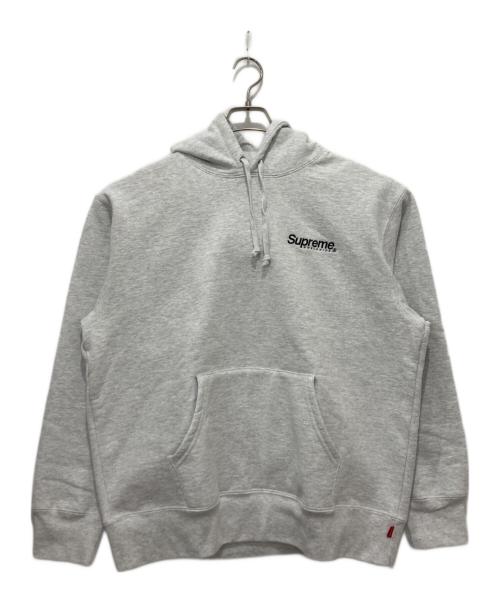 SUPREME（シュプリーム）SUPREME (シュプリーム) WORLDWIDE HOODED SWEATSHIRT 23SS グレー サイズ:Mの古着・服飾アイテム