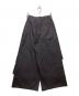 TREEMINGBIRD (トリミングバード) Wrap Double-layered Pants / ラップ ダブル レイヤード パンツ ブラック サイズ:2：14000円