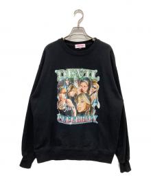 RE.（アールイードット）の古着「デビルセレブリティスウェット」｜ブラック
