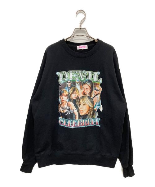 RE.（アールイードット）RE. (アールイードット) デビルセレブリティスウェット ブラック サイズ:Freeの古着・服飾アイテム