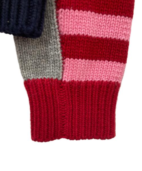 MARNI（マルニ）MARNI (マルニ) カシミアブレンドワンポイントブランドロゴジップアップニット マルチカラー サイズ:10の古着・服飾アイテム