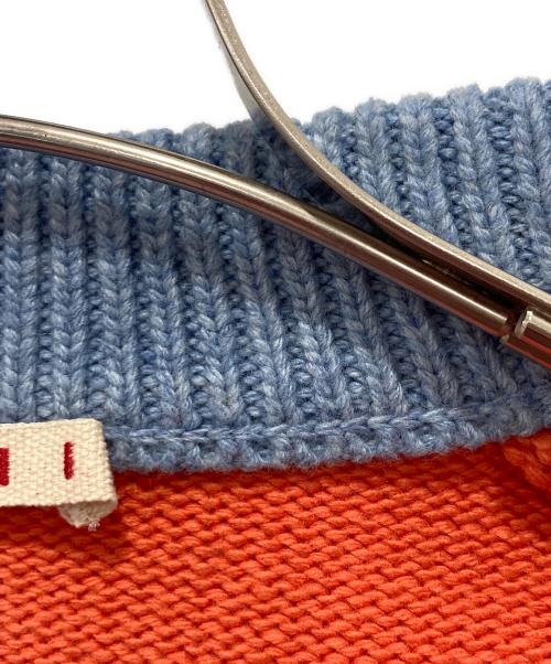 MARNI（マルニ）MARNI (マルニ) カシミアブレンドワンポイントブランドロゴジップアップニット マルチカラー サイズ:10の古着・服飾アイテム