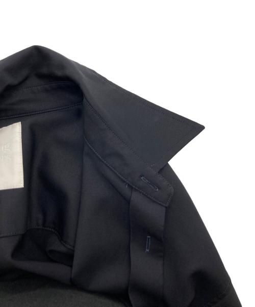 Drawing Numbers（ドローイングナンバーズ）Drawing Numbers (ドローイングナンバーズ) ウーステッドスタンダードシャツ ブラック サイズ:40の古着・服飾アイテム