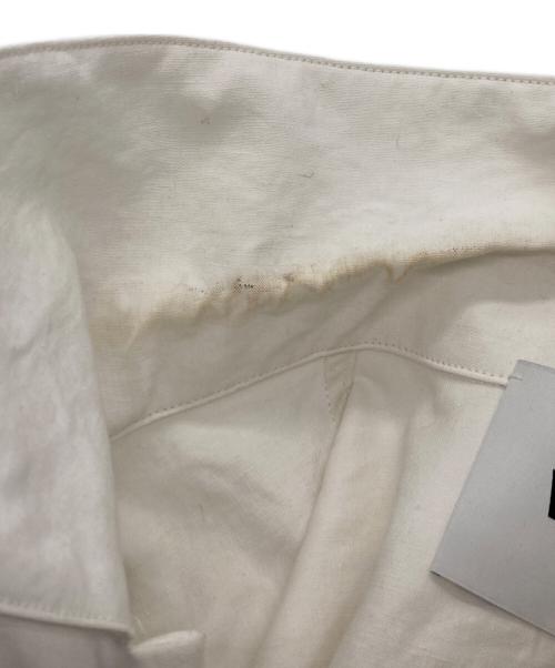 WARDER（ワーダー）WARDER (ワーダー) LINEN PIGMENT CHINESE JACKET ホワイト サイズ:Lの古着・服飾アイテム