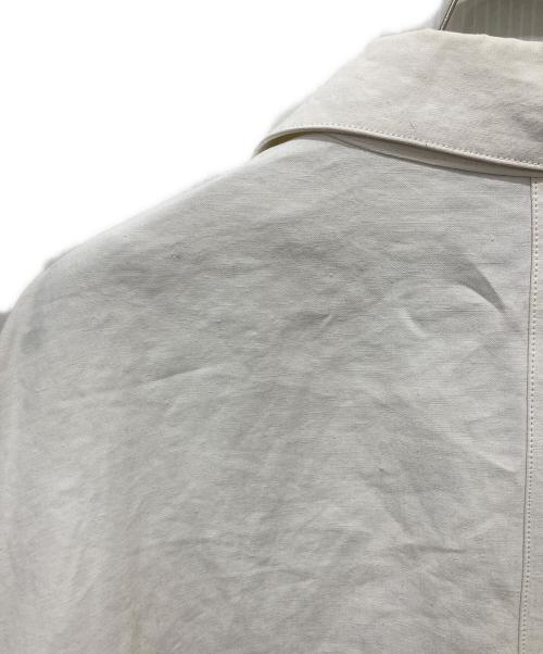 WARDER（ワーダー）WARDER (ワーダー) LINEN PIGMENT CHINESE JACKET ホワイト サイズ:Lの古着・服飾アイテム