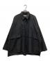 AFTERHOURS（アフターアワーズ）の古着「ウールシャツジャケット」｜ブラック
