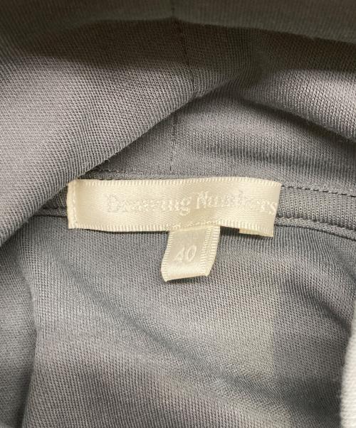 Drawing Numbers（ドローイングナンバーズ）Drawing Numbers (ドローイングナンバーズ) タートルカットソー グレー サイズ:40の古着・服飾アイテム