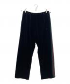 The DUFFER N NEPHEWSザ・ダファー・アンド・ネフューズ）の古着「TRACK PANTS VELOURS」｜ブラック