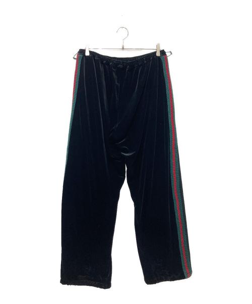 The DUFFER N NEPHEWS（ザ・ダファー・アンド・ネフューズ）The DUFFER N NEPHEWS (ザ・ダファー・アンド・ネフューズ) TRACK PANTS VELOURS ブラック サイズ:Mの古着・服飾アイテム