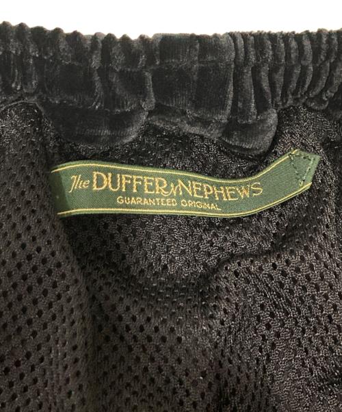 The DUFFER N NEPHEWS（ザ・ダファー・アンド・ネフューズ）The DUFFER N NEPHEWS (ザ・ダファー・アンド・ネフューズ) TRACK PANTS VELOURS ブラック サイズ:Mの古着・服飾アイテム