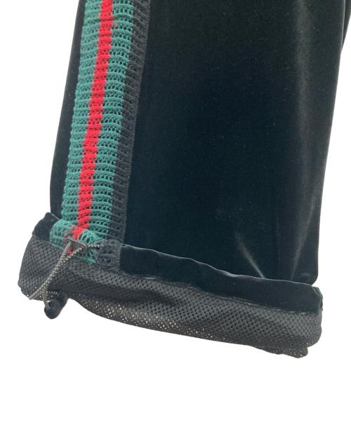 The DUFFER N NEPHEWS（ザ・ダファー・アンド・ネフューズ）The DUFFER N NEPHEWS (ザ・ダファー・アンド・ネフューズ) TRACK PANTS VELOURS ブラック サイズ:Mの古着・服飾アイテム