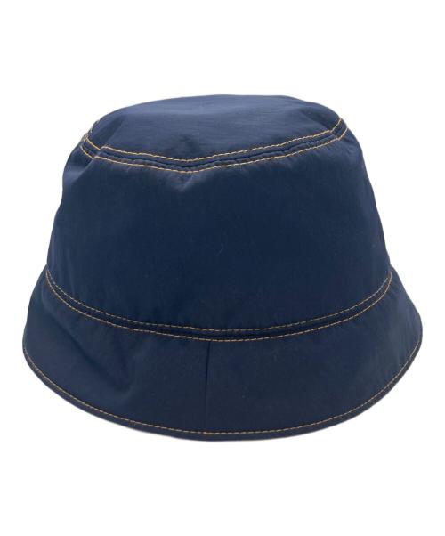 BOTTEGA VENETA（ボッテガベネタ）BOTTEGA VENETA (ボッテガベネタ) テックナイロン バケットハット ネイビーの古着・服飾アイテム