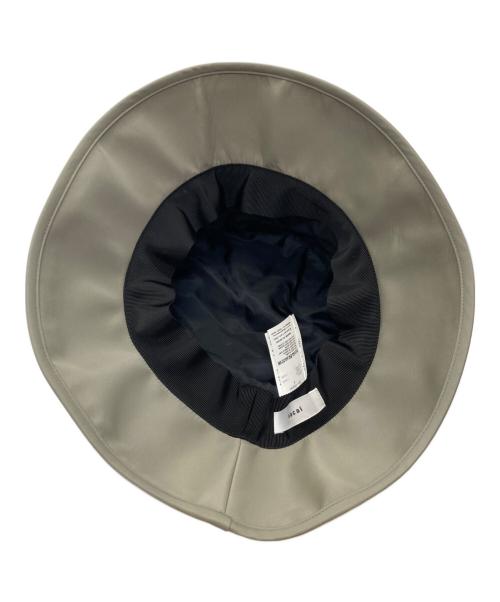 sacai（サカイ）sacai (サカイ) NYLON TWILL DOUBLE BRIM HAT　23SS ベージュの古着・服飾アイテム