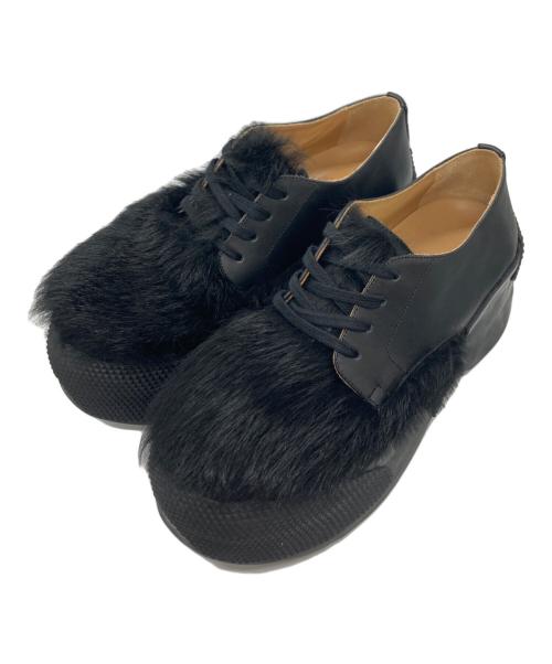 paraboloide（パラボロイド）paraboloide (パラボロイド) ダービーシューズ ブラック サイズ:42の古着・服飾アイテム