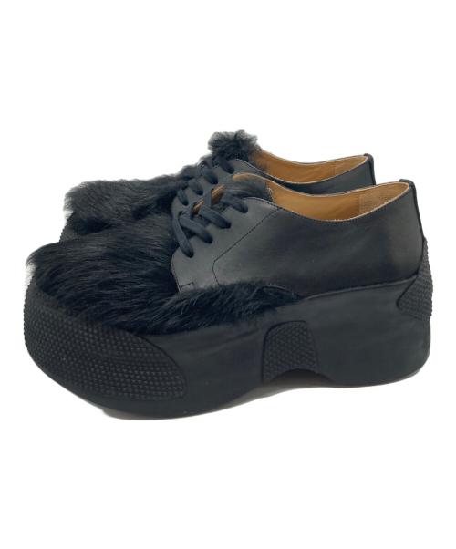 paraboloide（パラボロイド）paraboloide (パラボロイド) ダービーシューズ ブラック サイズ:42の古着・服飾アイテム