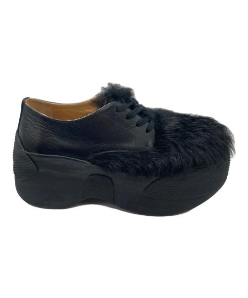 paraboloide（パラボロイド）paraboloide (パラボロイド) ダービーシューズ ブラック サイズ:42の古着・服飾アイテム