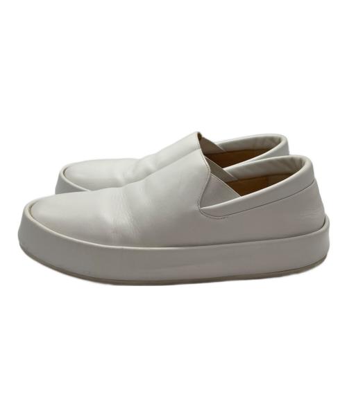 marsell（マルセル）marsell (マルセル) Cassapelleレザースリッポン ホワイト サイズ:40　1/2の古着・服飾アイテム
