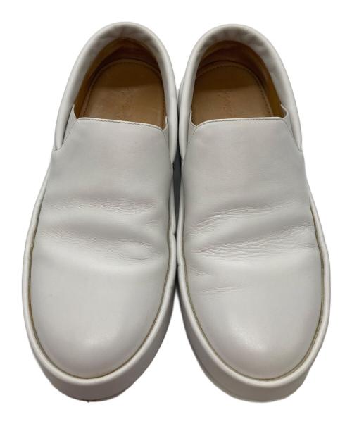 marsell（マルセル）marsell (マルセル) Cassapelleレザースリッポン ホワイト サイズ:40　1/2の古着・服飾アイテム