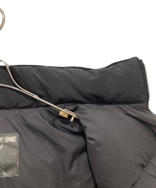 stussy（ステューシー）stussy (ステューシー) ワールドタグ ダウンベスト / OLD STUSSY ダウンベスト ブラック サイズ:Lの古着・服飾アイテム