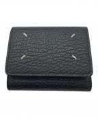 Maison Margielaメゾンマルジェラ）の古着「4ステッチ 三つ折り ウォレット」｜ブラック