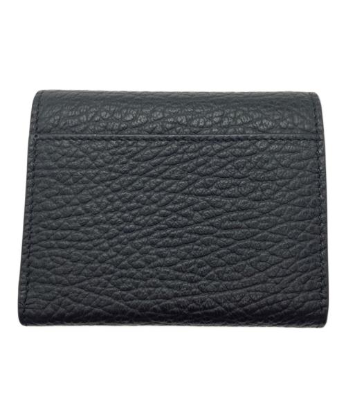 Maison Margiela（メゾンマルジェラ）Maison Margiela (メゾンマルジェラ) 4ステッチ 三つ折り ウォレット ブラックの古着・服飾アイテム