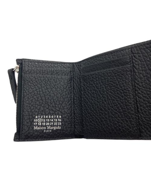 Maison Margiela（メゾンマルジェラ）Maison Margiela (メゾンマルジェラ) 4ステッチ 三つ折り ウォレット ブラックの古着・服飾アイテム