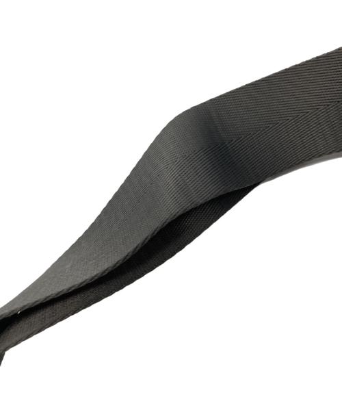 DIESEL（ディーゼル）DIESEL (ディーゼル) フェイクレザーショルダーバッグ ブラックの古着・服飾アイテム