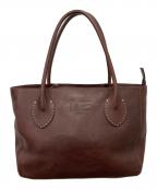 gentenゲンテン）の古着「レザートートバッグ」｜ブラウン