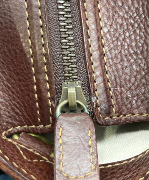 genten（ゲンテン）genten (ゲンテン) レザートートバッグ ブラウンの古着・服飾アイテム