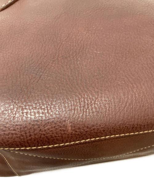 genten（ゲンテン）genten (ゲンテン) レザートートバッグ ブラウンの古着・服飾アイテム