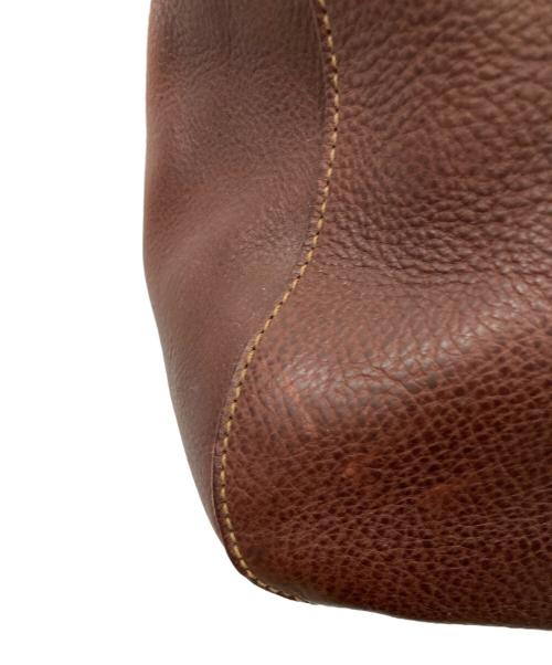 genten（ゲンテン）genten (ゲンテン) レザートートバッグ ブラウンの古着・服飾アイテム