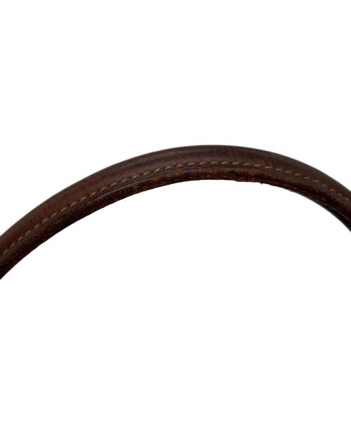 genten（ゲンテン）genten (ゲンテン) レザートートバッグ ブラウンの古着・服飾アイテム