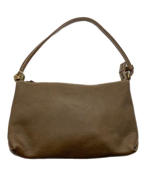 genten（ゲンテン）genten (ゲンテン) レザートートバッグ ブラウンの古着・服飾アイテム