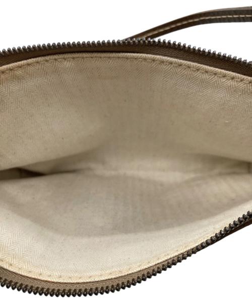 genten（ゲンテン）genten (ゲンテン) レザートートバッグ ブラウンの古着・服飾アイテム