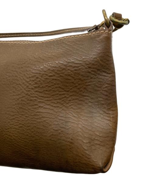 genten（ゲンテン）genten (ゲンテン) レザートートバッグ ブラウンの古着・服飾アイテム