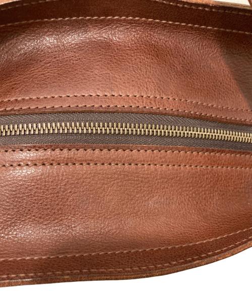 genten（ゲンテン）genten (ゲンテン) レザートートバッグ ブラウンの古着・服飾アイテム