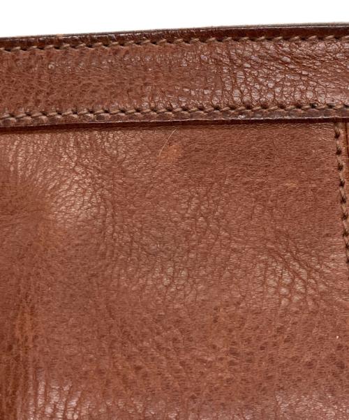genten（ゲンテン）genten (ゲンテン) レザートートバッグ ブラウンの古着・服飾アイテム